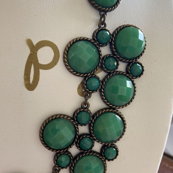 Cookie Lee Necklace Vintage Boho design NWT green - Picture 4 of 6